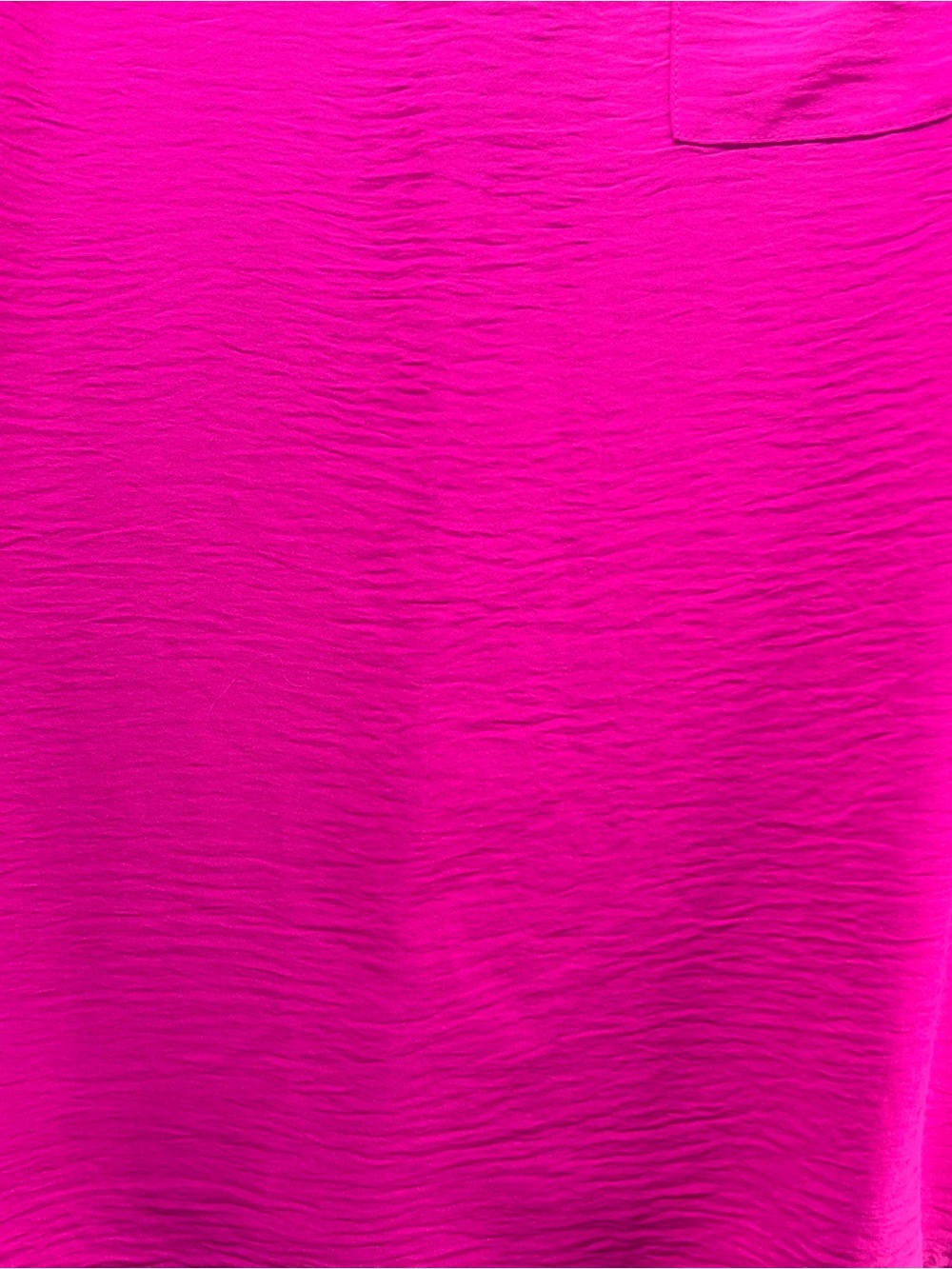 Bright Pink V-Neck Tunic with Chest Pocket - Women - Picture 2 of 8
